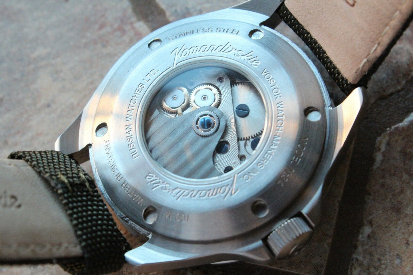 Vostok Komandirsky Russian K-34 Rare Military wristwatches 340003