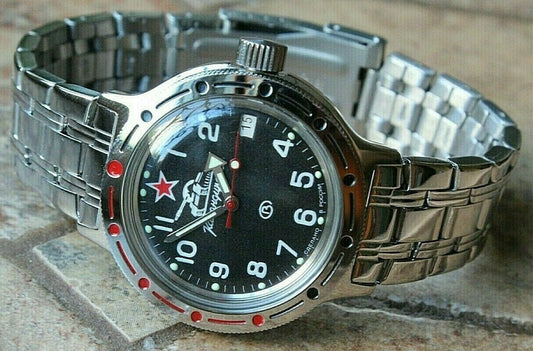 Russian Mechanical Automatic Wrist Watch VOSTOK AMPHIBIAN DIVER 420306