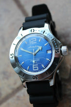 Load image into Gallery viewer, Russian Mechanical Automatic Wrist Watch VOSTOK AMPHIBIAN DIVER 120696
