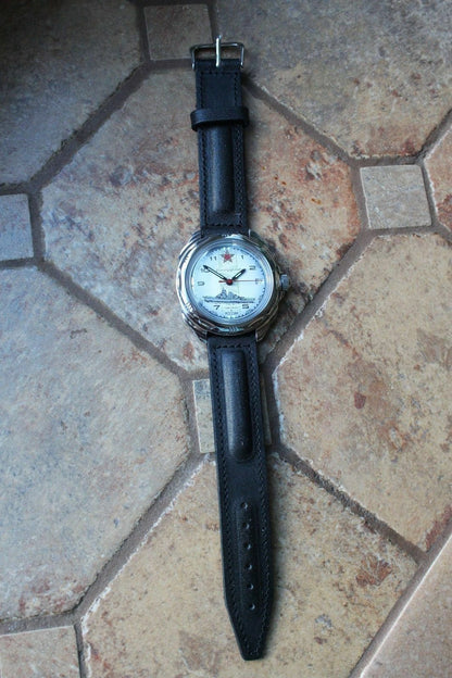 Vostok Komandirsky Russian Military Wrist Watch # 211428 NEW
