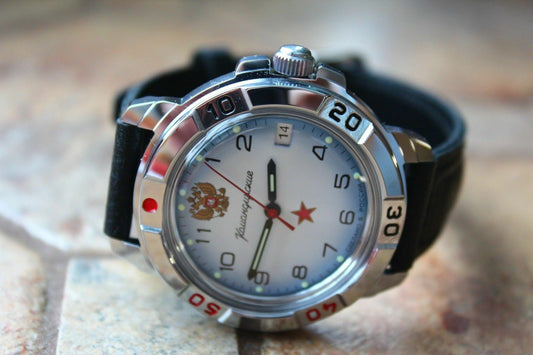 Vostok Komandirsky Military Wrist Watch # 431323 NEW