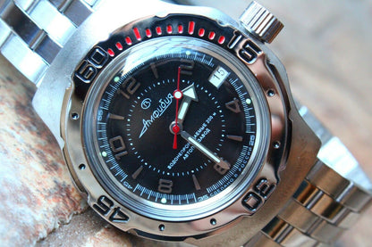 Russian Mechanical Automatic Wrist Watch VOSTOK AMPHIBIAN DIVER 160355