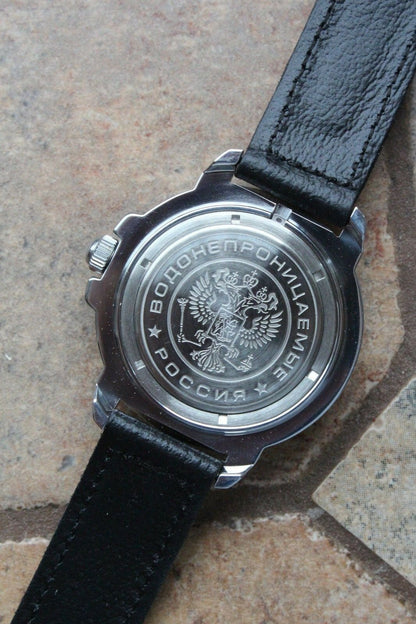 Vostok Komandirsky Military Wrist Watch # 431619 NEW