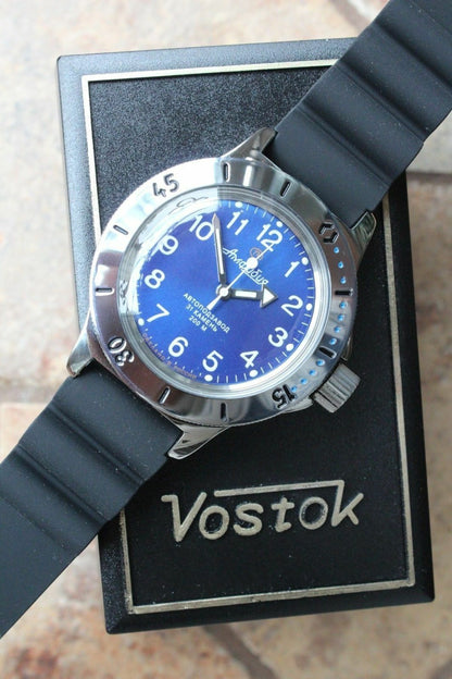 Russian Mechanical Automatic Wrist Watch VOSTOK AMPHIBIAN DIVER 120812