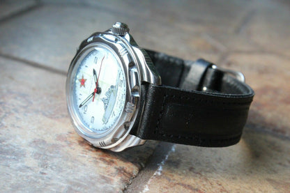 Vostok Komandirsky Russian Military Wrist Watch # 211428 NEW