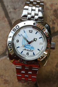 Russian Mechanical Automatic Wrist Watch VOSTOK AMPHIBIAN DIVER 710615