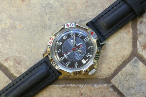 Vostok Komandirsky Russian Mechanical Military Wrist Watch Submarine 811831