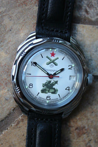 Vostok Komandirsky Military Wrist Watch # 211275 NEW
