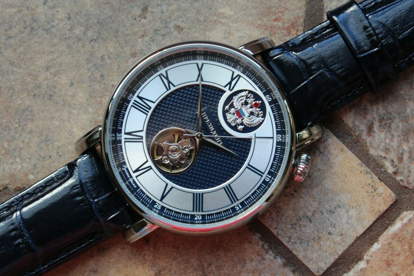 Russian President 4930033 Mechanical Automatic Men's Wrist Watch Poljot