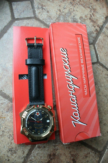 Vostok Komandirsky Mechanical Manual Winding Wrist Watch 539301