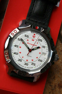 Vostok Komandirsky Russian Mechanical Military Wrist Watch Red Star 811171