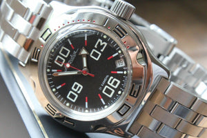 Russian Mechanical Automatic Wrist Watch VOSTOK AMPHIBIAN DIVER 100843