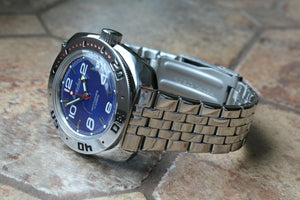 Russian Mechanical Automatic Wrist Watch VOSTOK AMPHIBIAN DIVER 710432