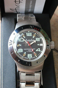 Vostok Amphibian Auto Russian diver wrist watch 060334