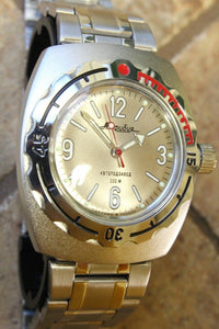 Russian Mechanical Automatic Wrist Watch VOSTOK AMPHIBIAN DIVER 090661