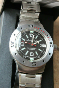 Vostok Amphibian Auto Russian diver wrist watch 060640