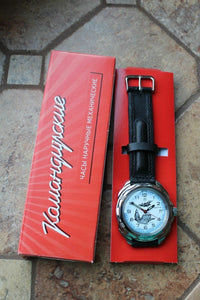 Vostok Komandirsky Russian Military Wrist Watch # 211982 NEW