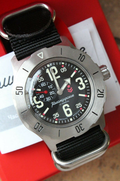 Vostok Komandirsky Mechanical Automatic Wrist Watch K-35 350748