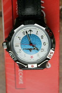 Vostok Komandirsky Russian Mechanical Military Wrist Watch Submarine 811055