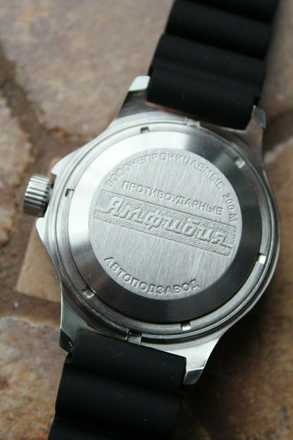 Russian Mechanical Automatic Wrist Watch VOSTOK AMPHIBIAN DIVER 120656