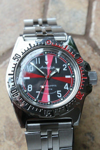 Russian Mechanical Automatic Wrist Watch VOSTOK AMPHIBIAN DIVER 110650