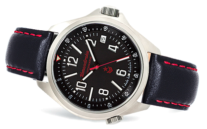 Vostok Komandirsky Russian men's K-34 Military wrist watch NEW 470765