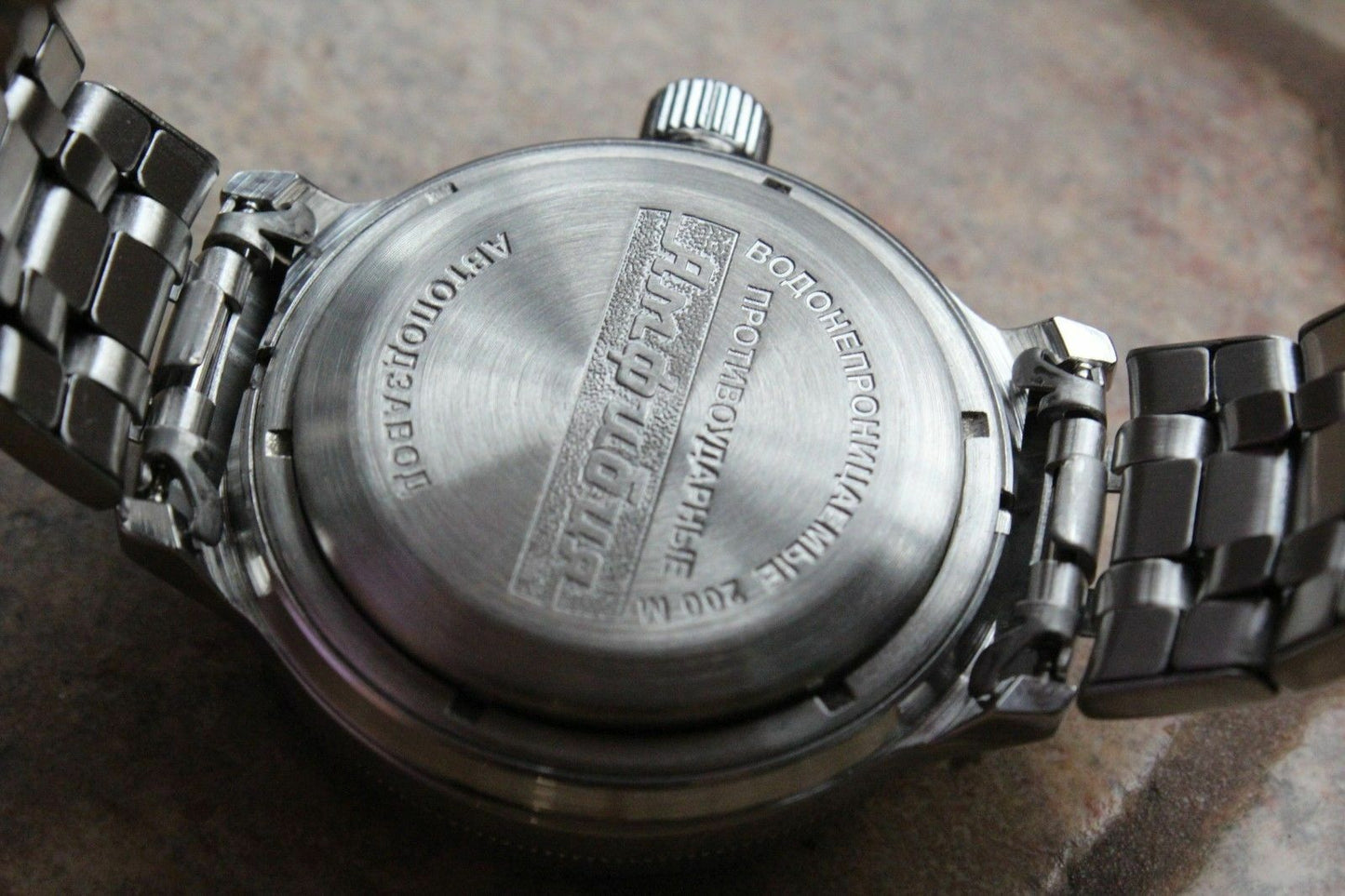 Russian Mechanical Automatic Wrist Watch VOSTOK AMPHIBIAN DIVER 420307