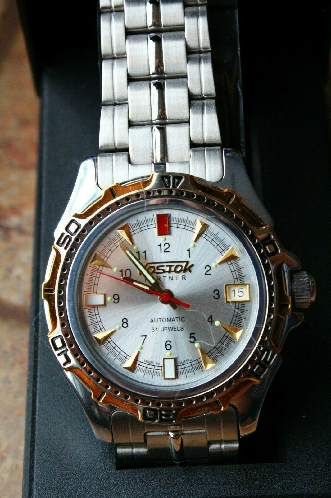 Russian Mechanical Automatic Wrist Watch Vostok Partner 301103