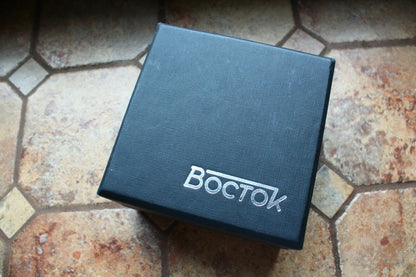 Vostok Komandirsky K-39 Quartz Chronograph Black Russian Military Wristwatche