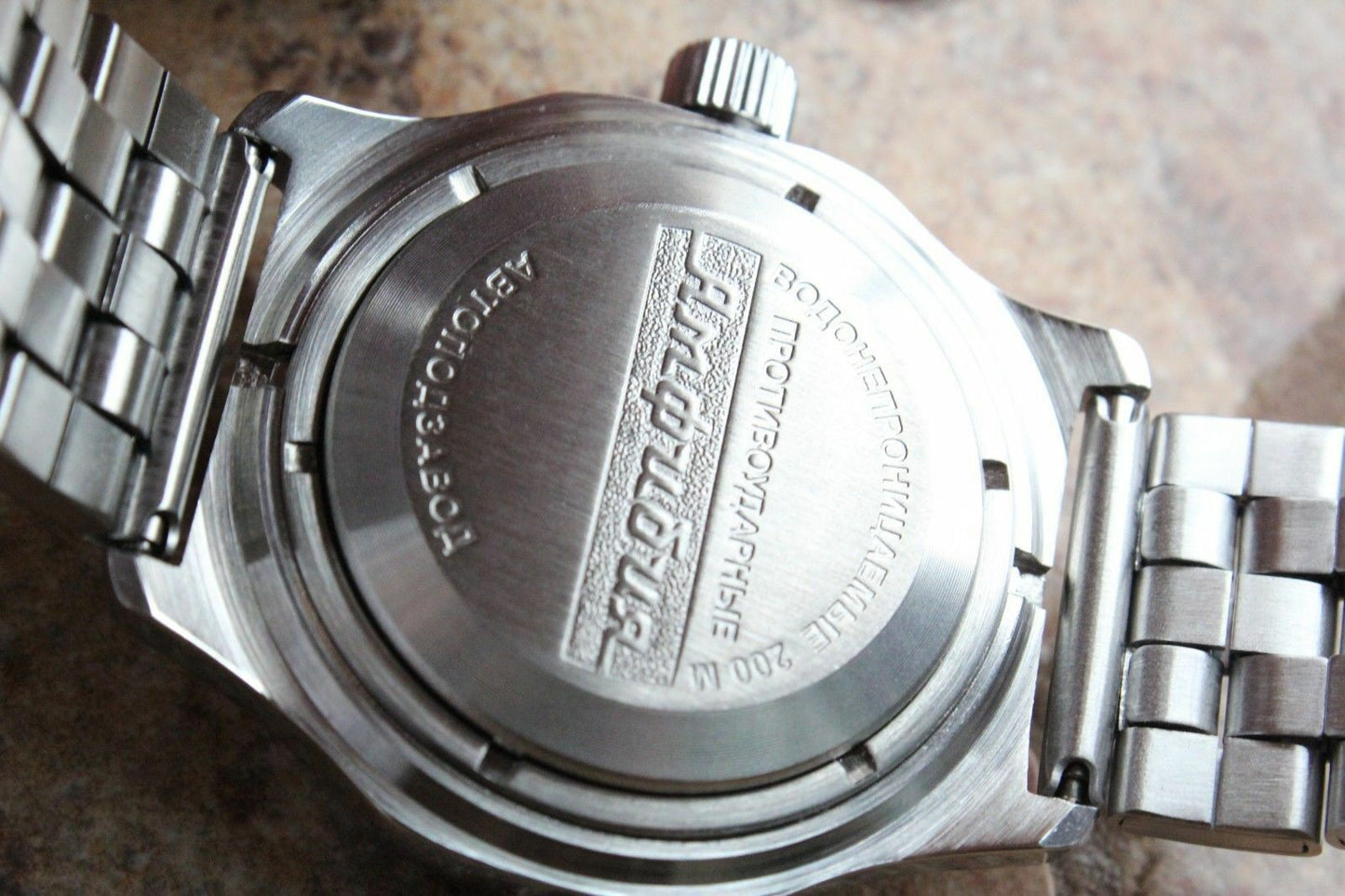 Russian Mechanical Automatic Wrist Watch VOSTOK AMPHIBIAN DIVER 100315