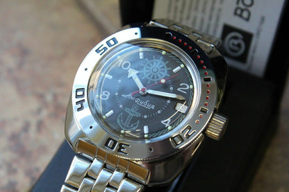 Russian Mechanical Automatic Wrist Watch VOSTOK AMPHIBIAN DIVER 710526