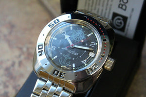 Russian Mechanical Automatic Wrist Watch VOSTOK AMPHIBIAN DIVER 710526