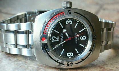 Russian Mechanical Automatic Wrist Watch VOSTOK AMPHIBIAN DIVER 090660