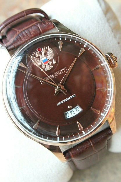 Russian President 6459047 Mechanical Automatic Men's Wrist Watch Poljot