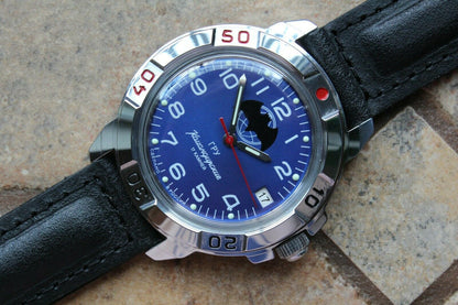 Vostok Komandirsky Russian Military Mechanical Wrist Watch GRU Bat 431874