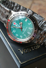 Load image into Gallery viewer, Russian Mechanical Automatic Wrist Watch VOSTOK AMPHIBIAN DIVER 420307
