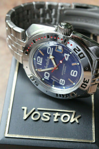 Russian Mechanical Automatic Wrist Watch VOSTOK AMPHIBIAN DIVER 710432