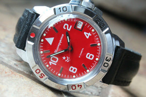 Vostok Komandirsky Russian Mechanical Military Wrist Watch Custom 431841