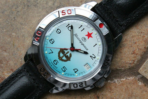 Vostok Komandirsky Military Wrist Watch # 431314 NEW