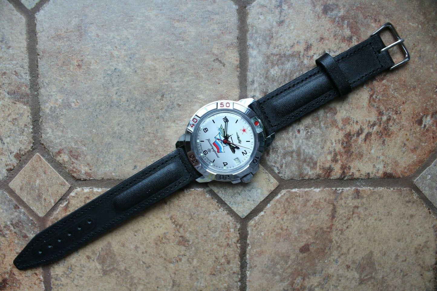 Vostok Komandirsky Military Wrist Watch # 431535 NEW