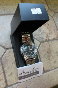 Russian Mechanical Automatic Wrist Watch VOSTOK AMPHIBIAN DIVER 110647