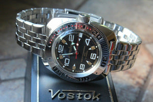 Russian Mechanical Automatic Wrist Watch VOSTOK AMPHIBIAN DIVER 710335