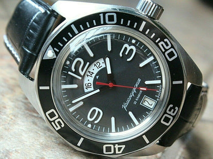 Vostok Komandirsky 030788 Russian Automatic Military Wrist Watch Day Night
