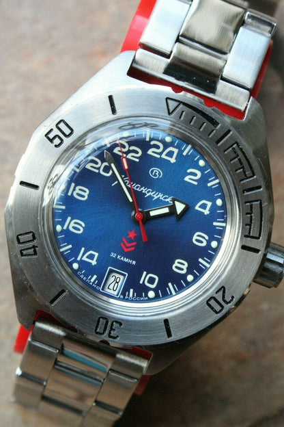 Vostok Komandirskie Automatic Russian wrist watch 650547