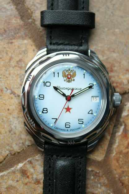 Vostok Komandirsky 211323 Mechanical Classic Russian Military Wrist Watch