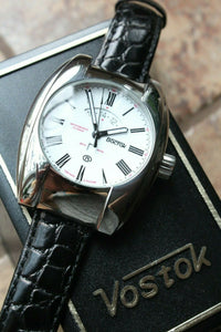 Russian Mechanical Automatic Wrist Watch Vostok Megapolis Prestige Rare 970025