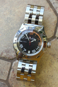 Russian Mechanical Automatic Wrist Watch VOSTOK AMPHIBIAN DIVER 100474