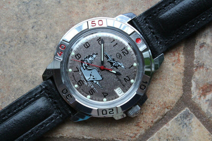 Vostok Komandirsky Military Wrist Watch # 431817 NEW