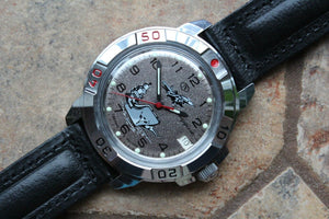 Vostok Komandirsky Military Wrist Watch # 431817 NEW