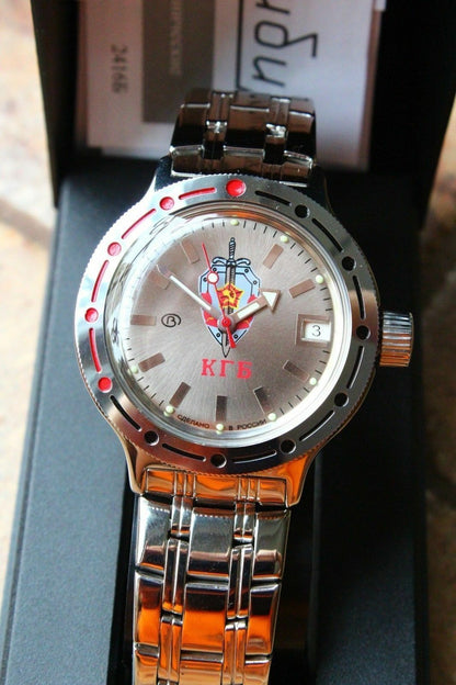 Russian Mechanical Automatic Wrist Watch VOSTOK AMPHIBIAN DIVER 420892